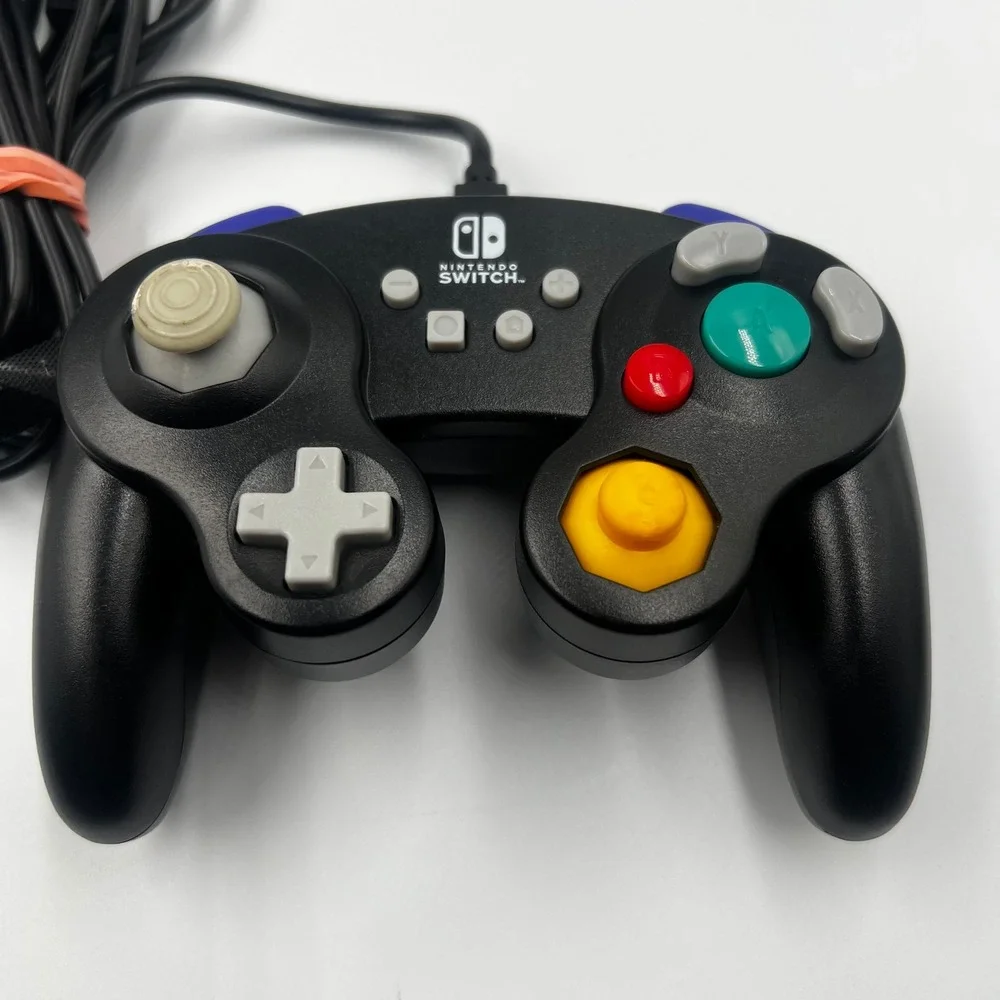 PowerA Nintendo Switch Wired GameCube Style Controller Black 1507843-01